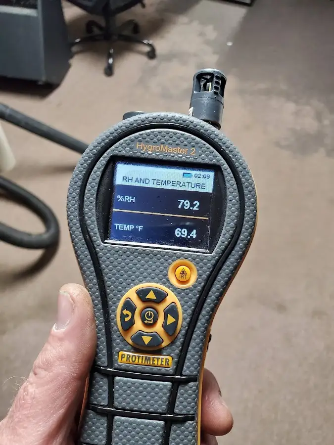 Moisture meter humidity assessment for Fire & Smoke Damage Restoration in Alice